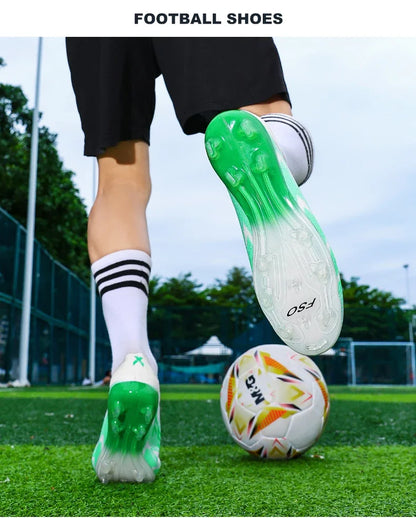 Fodboldstøvler til mænd – Fodboldsko i høj kvalitet – Sneakers – Til kampe – Indendørs – Skridsikre – Græsstøvler – Højt skaft – Futsal – Bestselgere – Udendørs
