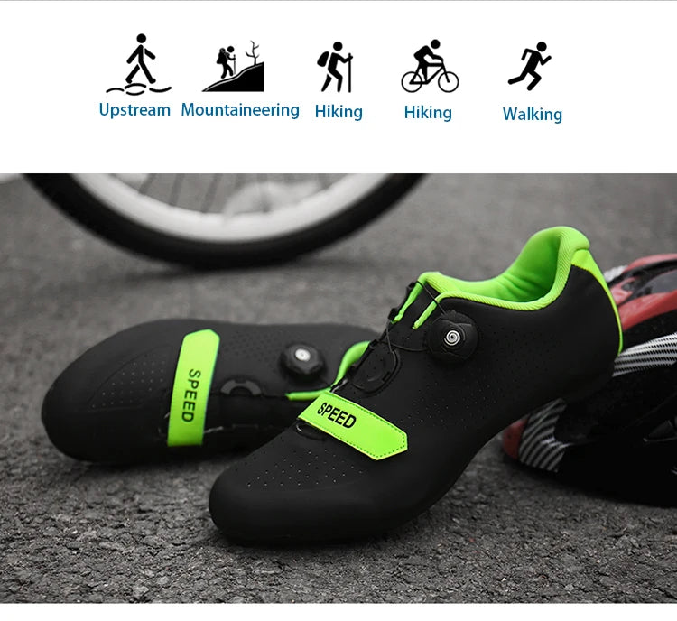 Scarpe da ciclismo traspiranti per MTB da uomo e donna, scarpe da trail e mountain bike, scarpe da ciclismo su strada, scarpe da ciclismo con pedali SPD