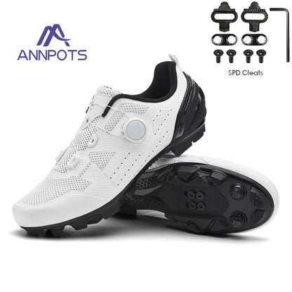 Professional Men's MTB Cycling Shoes White Racing Self-Locking 2024 Speed Road SPD Bicycle Sneakers New Women's Flats Cleats Shoes