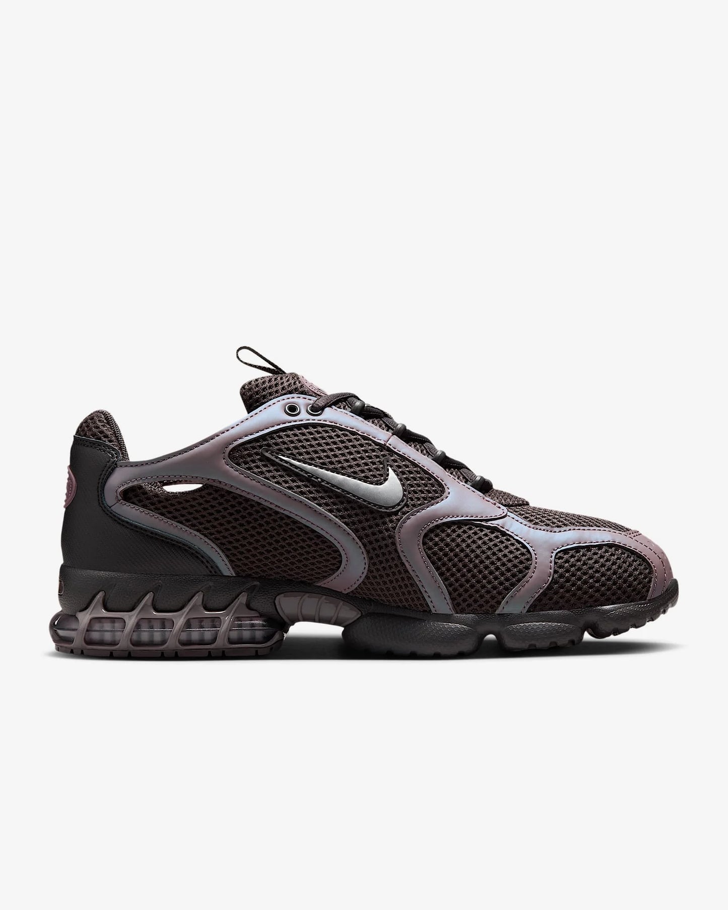 Nike Air Zoom Spiridon Cage 2 Unisex Low-Top Casual Shoes Sport Wear Resistant Grey Red Lifestyle Footwear CJ1288-600