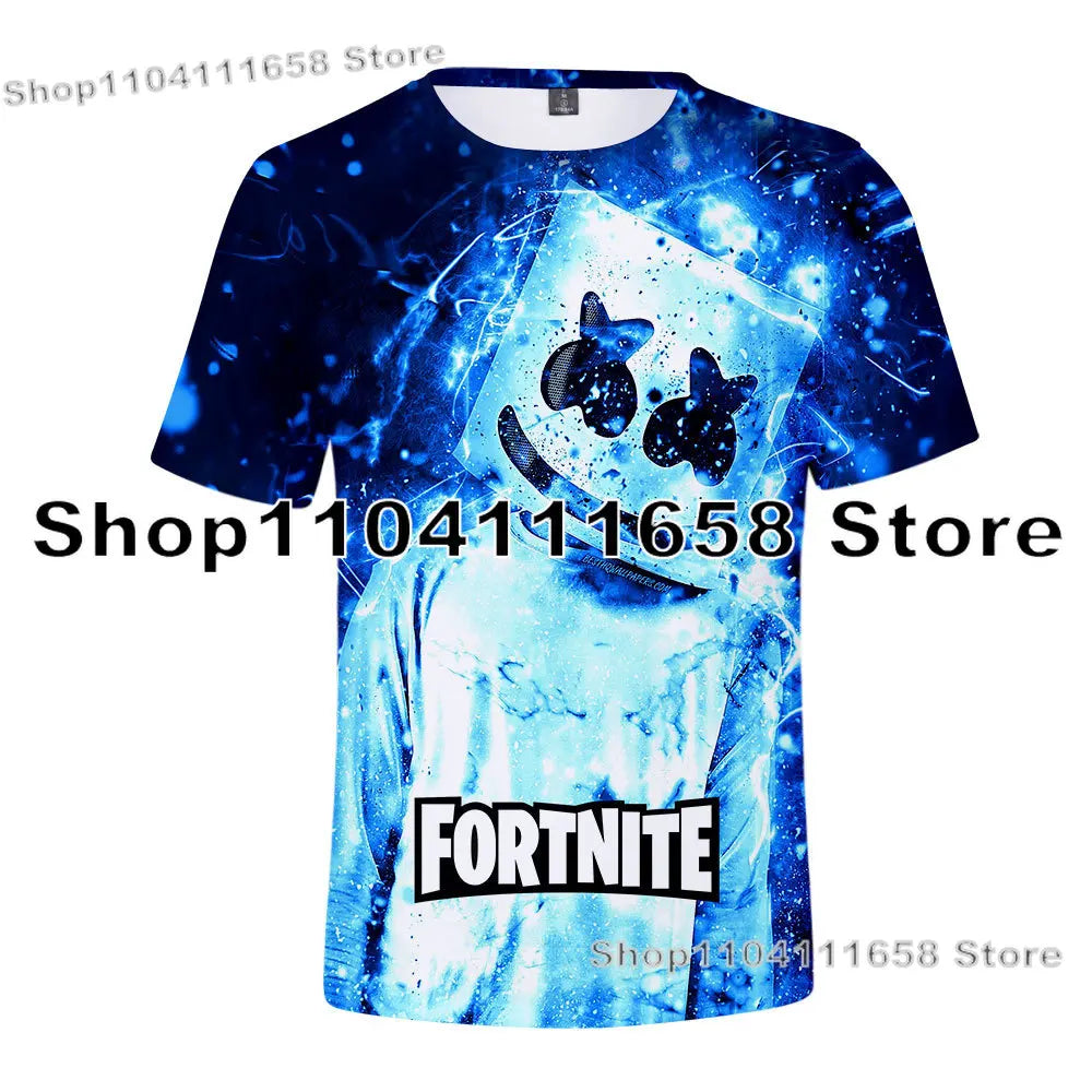 Letné tričko Raven Ultima Knight F-Fortnite s 3D potlačou Banana Peely Pánske tričko Battle Royale Hry Tričká Narodeninové darčeky