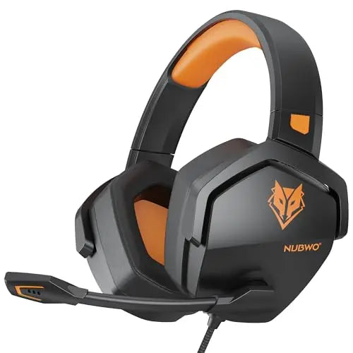 Casque de jeu NUBWO N16, design stéréo confortable, micro à réduction de bruit pour PS5, PS4, Xbox One, Switch, PC, ordinateur portable et Mac