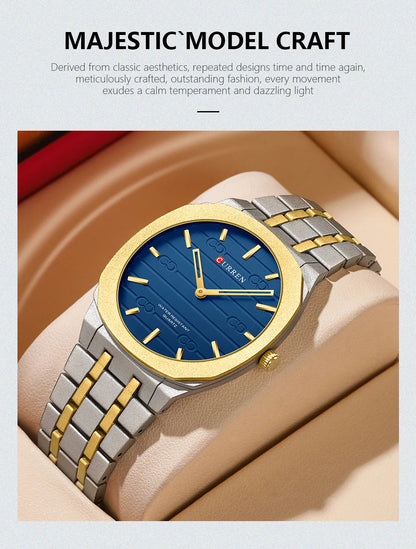 CURREN Top Luxury Brand Quartz Watch Men Stainless steel Strap Military Watches 30ATM Waterproof Wristwatch Relogio Masculino