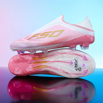 Nouvelles Chaussures de Football pour Hommes, Baskets de Futsal d'Extérieur, Crampons Antidérapants de Haute Qualité pour Match sur Gazon, Chaussures de Foot Montantes Légères, Meilleures Ventes
