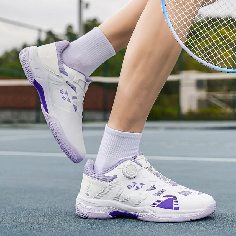 Badminton-Schuhe für Herren, Trainings- und Sportschuhe für drinnen und draußen, rutschfest, strapazierfähig, aus Mesh, atmungsaktiv, Tischtennis-Schuhe