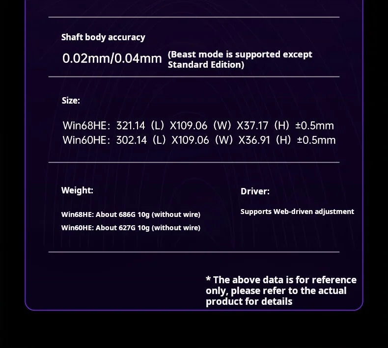 Teclado mecánico personalizado AULA WIN60 HE con conexión por cable, eje magnético RT, para e-sports y juegos, tasa de sondeo de 8K