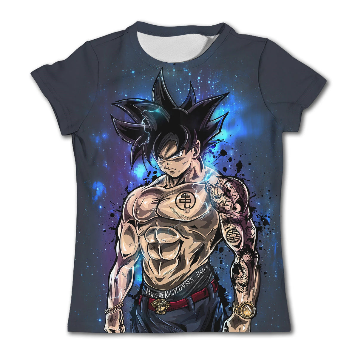 T-shirts Dragon Ball Z Barn- och herrtröjor Herr-T-shirt Harajuku-stil Trend Goku Kläder Anime-tröjor Streetwear