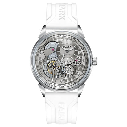 MARK FAIRWHALE Business Automatic Mechanical Watch 46MM Stainless Steel Luxury Men's Watch