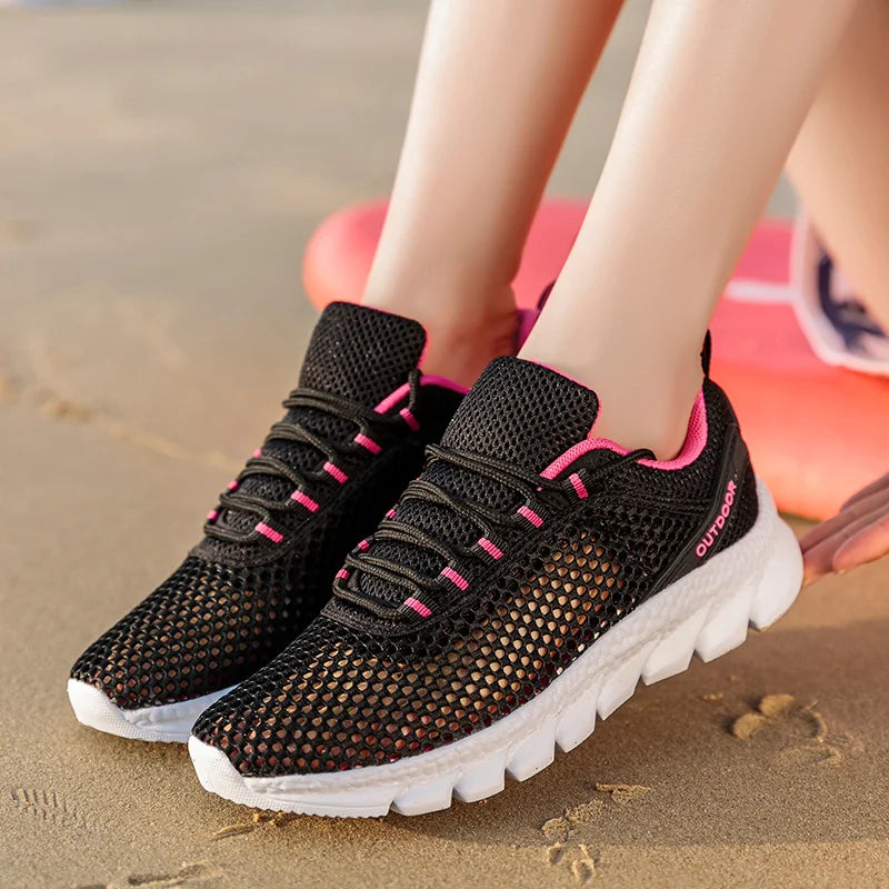 Men Women Quick-Dry Wading Shoes Water Shoes Breathable AquaIn Upstream Antiskid Outdoor Sports Wearproof Beach Sneakers 39-46
