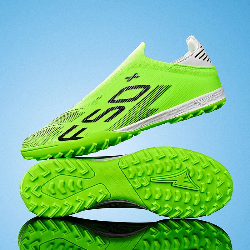Nouvelles chaussures de football pour hommes, baskets antidérapantes, chaussures d'entraînement, bottes de football très vendues, crampons légers de haute qualité pour matchs sur gazon, mi-hautes pour l'extérieur