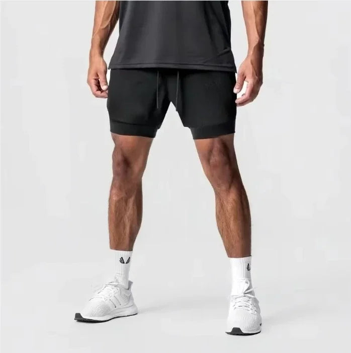 Short doble con estampado de periféricos de Dragon Ball, Majin Buu y GOKU, estilo deportivo americano, cómodo para verano, para hombre, holgado y transpirable