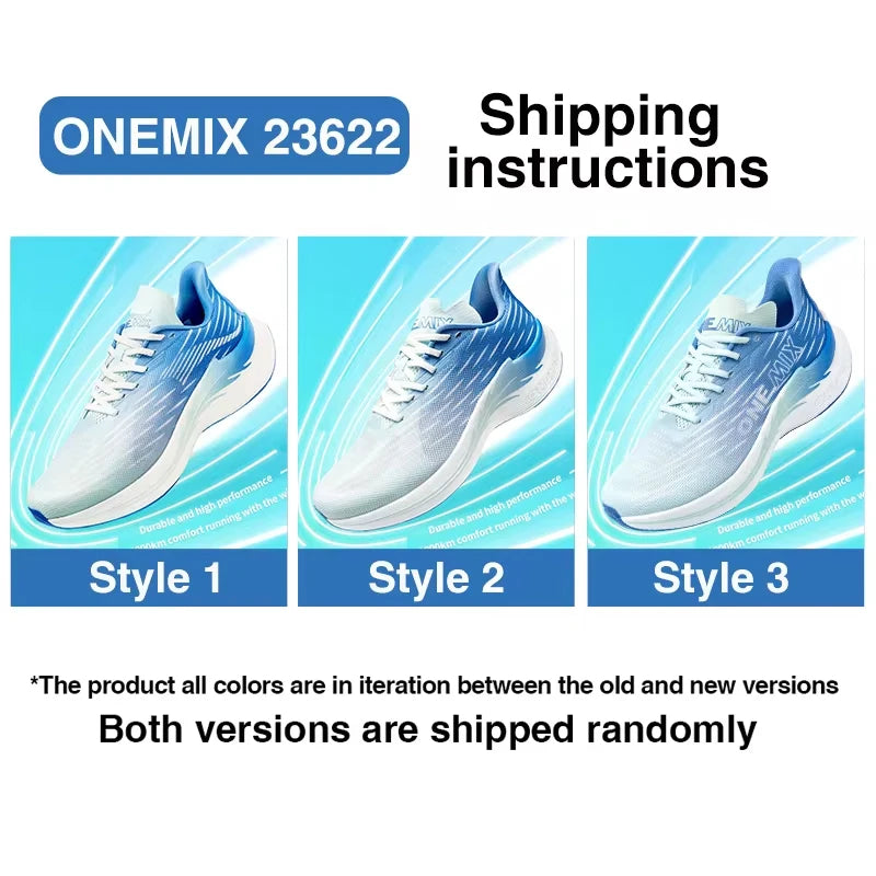 Onemix Wind Wings Pantofi de alergare respirabili pentru bărbați, maraton, sport și casual; pantofi sport pentru femei; ușori; pentru bărbați; pentru activități în aer liber; coardă de sărit