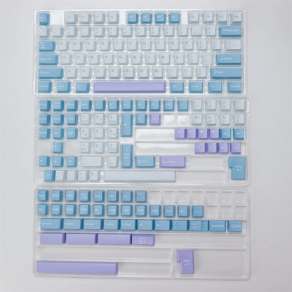 KBDiy GMK Illusion Set di tasti profilo Cherry Double Shot PBT ISO per tastiera meccanica gamer Kit Gaming stile rétro