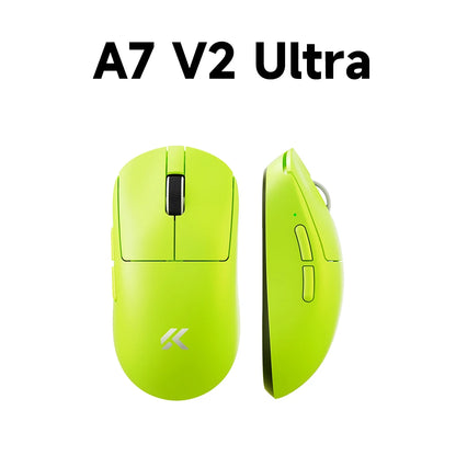 MCHOSE A7 V2 mouse da gaming wireless leggero, doppia frequenza di polling 8,000Hz, PAW3950 TI, mouse per gaming, eSport e ufficio
