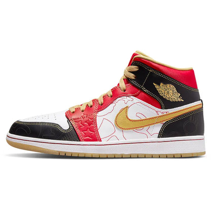 Nike Genuine Air Jordan 1 Mid SE GC Men's and Women's Basketball Shoes DV0576-176