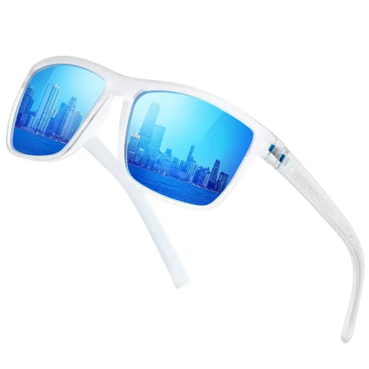 CRIXALIS Vintage Square Polarized Sunglasses for Men Women Retro Trendy Sun Glasses Male Driving Fishing Mirror Shades UV400