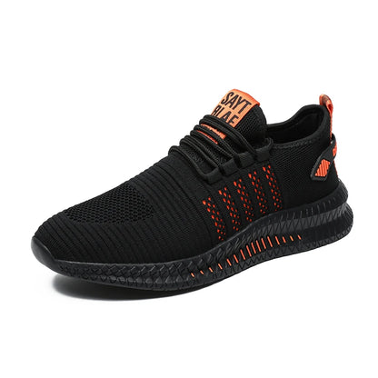 Zapatillas de moda ligeras para hombre, calzado casual transpirable con cordones, zapatos de caminar para hombre, calzado casual de verano