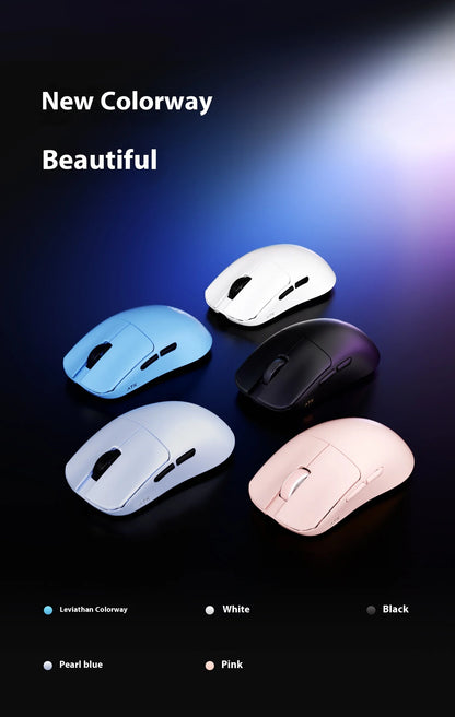 Mouse gaming ATK F1 V2 Ultra MAX wireless tri-mode PAW3950, dublu 8k, ușor, ergonomic, mouse esports, accesoriu PC personalizat
