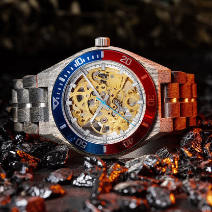 BOBO BIRD Wood Mechanical Watch Men Relogio Masculino Big Mens Watches Top Brand Luxury Timepieces erkek kol saati Dropshipping