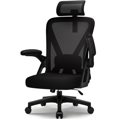 Office Chair Ergonomic Reclining 90°-135°,Desk chair with Lumbar Support,Computer chair Adjustable Headrest,living room chairs