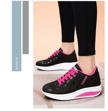 Women’s Sneakers Fashion Women’s Vulcanized Shoes High-Quality Flats Shoes for Women Walking Platform Plus Size Zapatillas Mujer
