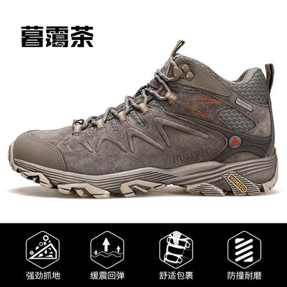 HUMTTO Hiking Shoes Men Winter Outdoor Sports Climbing Shoes Hunting Shoes Warm Women Trekking Sneakers Ankle Boots Tactical