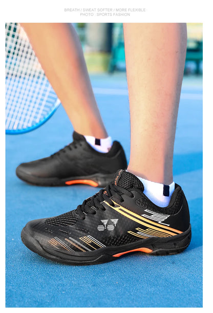 New Professional Badminton Shoes Sneakers Men's Breathable Anti-slip Tennis Sport Shoes for Men Women Training Sneakers