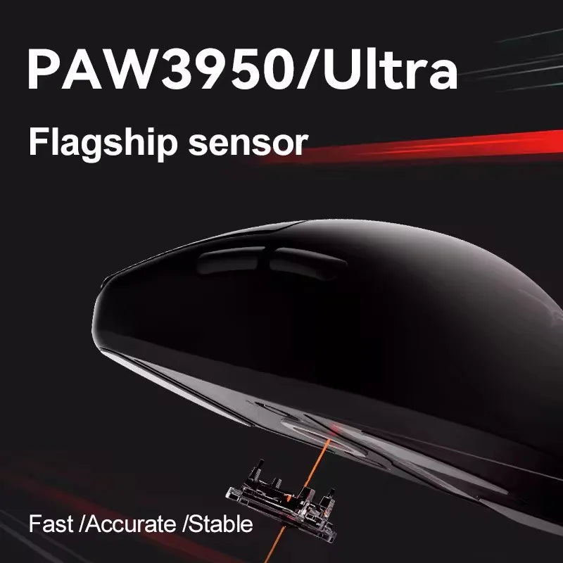 Mouse da gaming wireless ATK BlazingSky F1 Extreme PAW3950 Ultra Dual-Mode 8000Hz 35g leggero per e-sport FPS