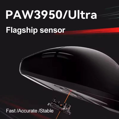 Mouse da gaming wireless ATK BlazingSky F1 Extreme PAW3950 Ultra Dual-Mode 8000Hz 35g leggero per e-sport FPS