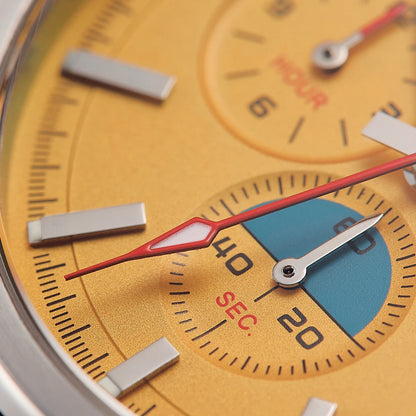 Montre chronographe à quartz pour homme BERNY – Mouvement Miyota OS10, aiguilles luminescentes, verre saphir avec revêtement antireflet, étanchéité 5 ATM, modèle sportif, luxe haut de gamme