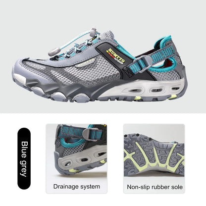 HUMTTO Summer Wading Hiking Shoes for Men Outdoor Men Sneakers Breathable Quick Drying Sports Trekking Beach Barefoot Men's Shoes