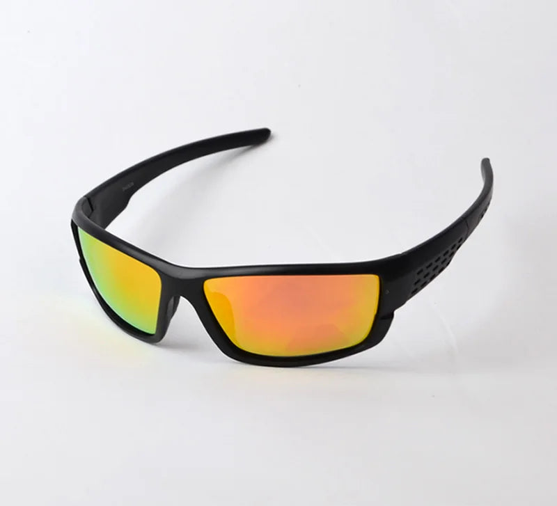 TAGION Black Plastic Polarized Sunglasses Men Outdoor Sports Sun Glasses Fishing Cycling Eyewear Male Designer Goggles UV400