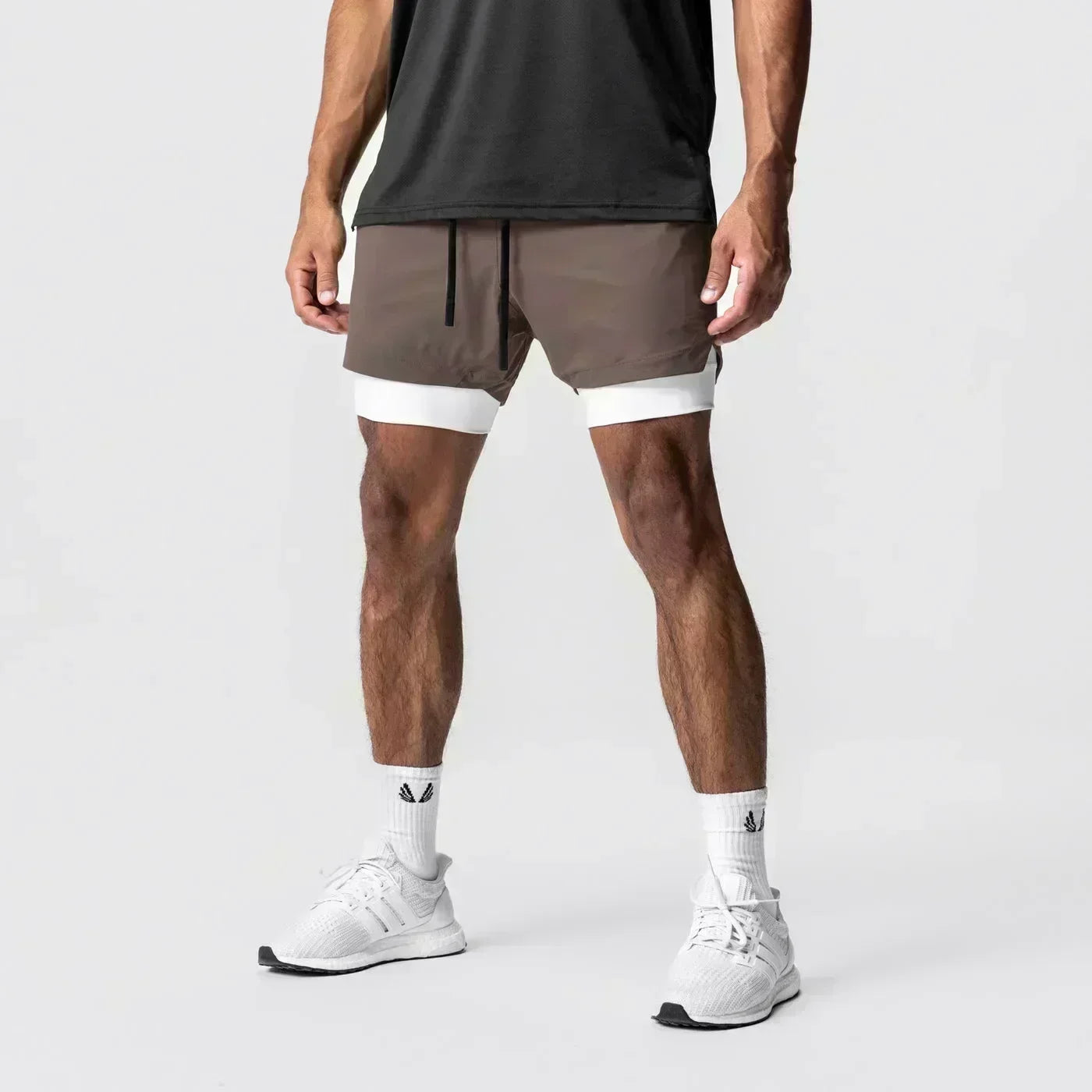 Dragon Ball Men's Shorts Double Layer 2-in-1 Shorts Vegeta Japan Anime Summer Autumn Quick-Drying Fake Two-piece Sports Shorts