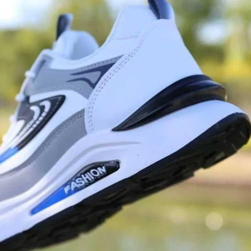 Chaussures pour hommes chaussures légères en cuir Pu chaussures décontractées 2025New baskets pour hommes mode hommes chaussures de Tennis respirant Sport chaussure de course