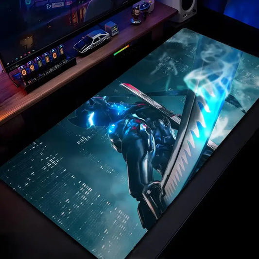 Overwatch Genji Mouse Pad Mousepad HD Printing Computer Gamers Locking Edge Non-slip Mouse Pad XXL 90x40cm Keyboard PC Desk Pad