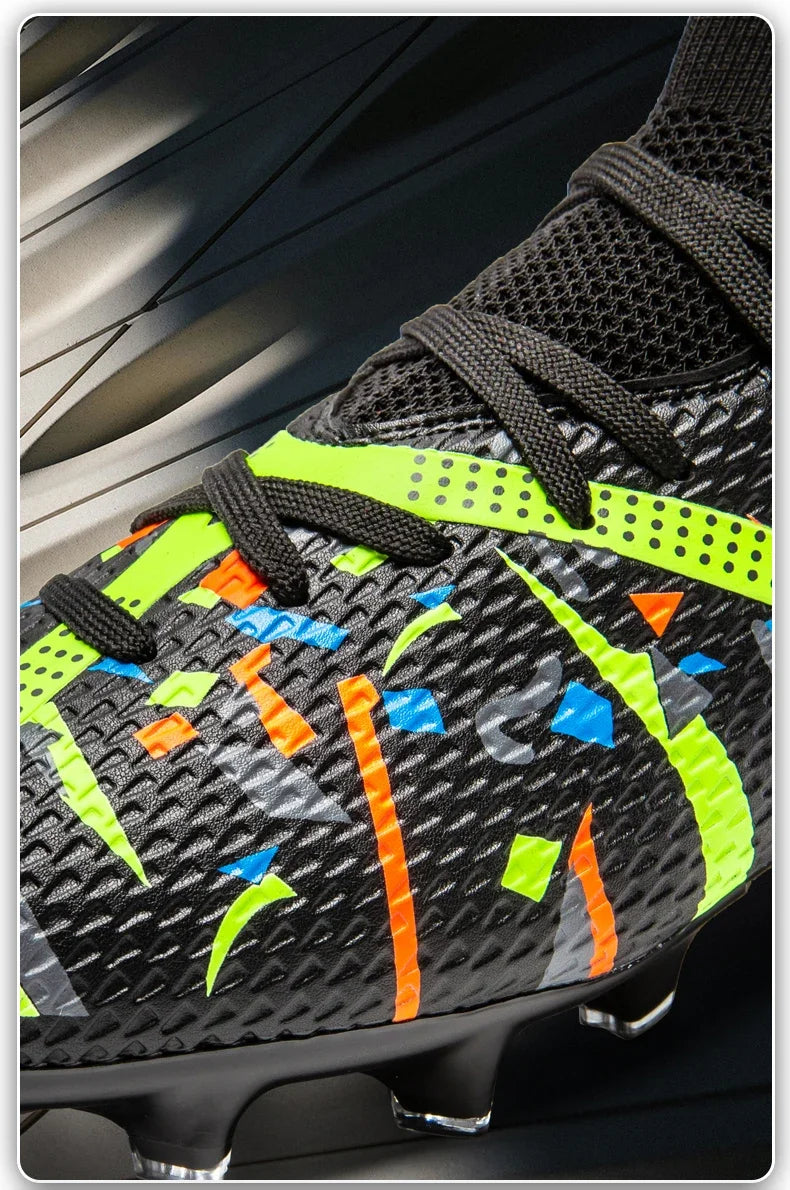 Nouvelles chaussures de football pour hommes, chaussures d'entraînement professionnelles, chaussures de football, baskets de match, chaussures de sport pour l'extérieur sur gazon, antidérapantes, ultralégères, unisexes