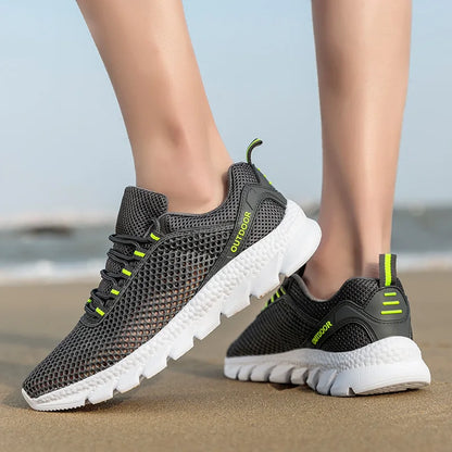 Men Women Quick-Dry Wading Shoes Water Shoes Breathable AquaIn Upstream Antiskid Outdoor Sports Wearproof Beach Sneakers 39-46