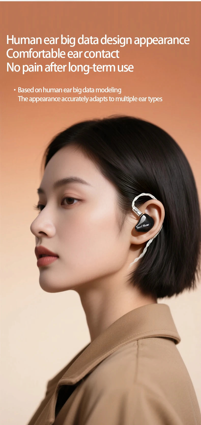 Son Rhyme SR5S Knowles 4Ba + 1Dd hybride écouteur 2Pin 0.78mm Hifi Audiophile dans l'oreille moniteur Iems avec câble modulaire 3.5Mm/4.4Mm