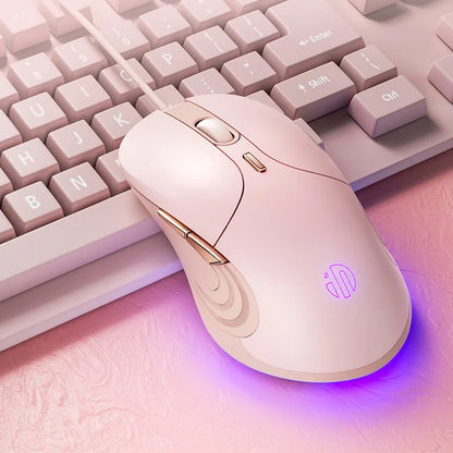 INPHIC B1 USB Wired Mouse Silent Office Gaming Mouse for PC and Laptops