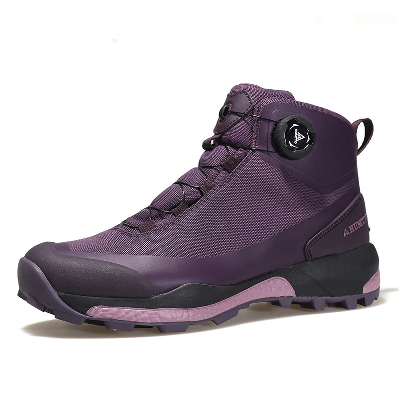 HUMTTO hiking shoes men's winter high-top warm non-slip hunting shoes women outdoor sports cushioning snow boots Tactical boots