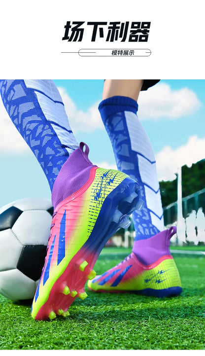 Double Star 2026 New Low-Top AG Football Boots Ultralight Professional Outdoor Men's Soccer Cleats Size 35-45