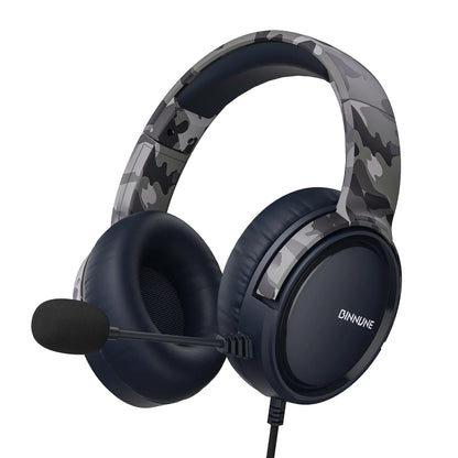 Casque de jeu BINNUNE avec micro pour PS4 PS5 Xbox Series X | S Xbox One PC Switch Casque de jeu filaire pour Playstation 5 Xbox 1