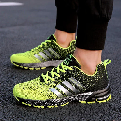 Men's and Women's Flats Fashion Casual Sneakers Couple Walking Shoes Plus Size 36-48 Breathable Fitness Running Shoes Men Shoes