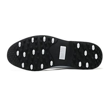 Scarpe da golf professionali da uomo in pelle di alta qualità, traspiranti, scarpe sportive per competizioni e allenamenti di golf, taglie forti 39-47#