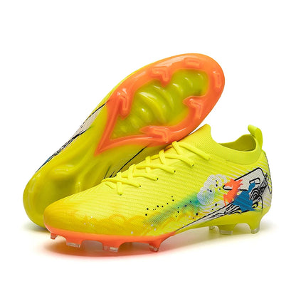 Novas Chuteiras de Futebol para Homem, Chuteiras de Futebol FG Antiderrapantes para Treino, Chuteiras de Futebol com Pitões Longos para Jogo, Ultraleves, Exterior, Dropshipping