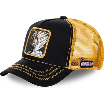 ALL Styles Dragon Ball Baseball Cap Snapback Peaked Cap Men's Embroidery Hip-Hop Cap Style Sun Visor Adjustable Trucker Mesh Cap