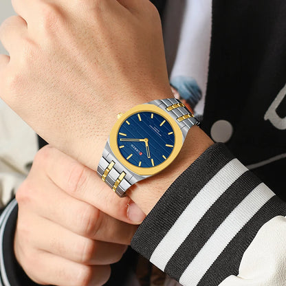 CURREN Top Luxury Brand Quartz Watch Men Stainless steel Strap Military Watches 30ATM Waterproof Wristwatch Relogio Masculino