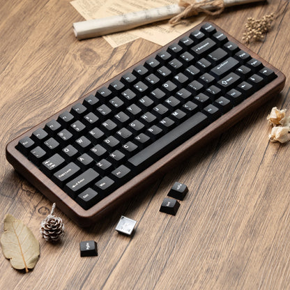 Womier WD75 QMK/VIA Tastiera gaming in legno, wireless tri-mode, meccanica personalizzabile RGB hot swappable, 8000mAh