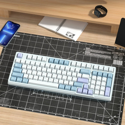KBDiy GMK Illusion Set di tasti profilo Cherry Double Shot PBT ISO per tastiera meccanica gamer Kit Gaming stile rétro