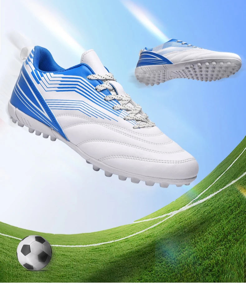 Crampons de Football unisexes pour jeunes, chaussures de Football légères TF pour les matchs d'entraînement, poignée améliorée, confort, conception Durable